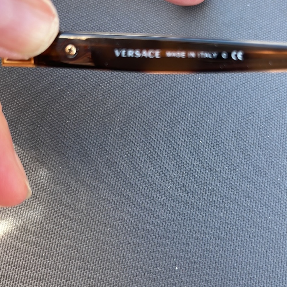 Versace sunglasses with gold rhinestones - Picture 6 of 11